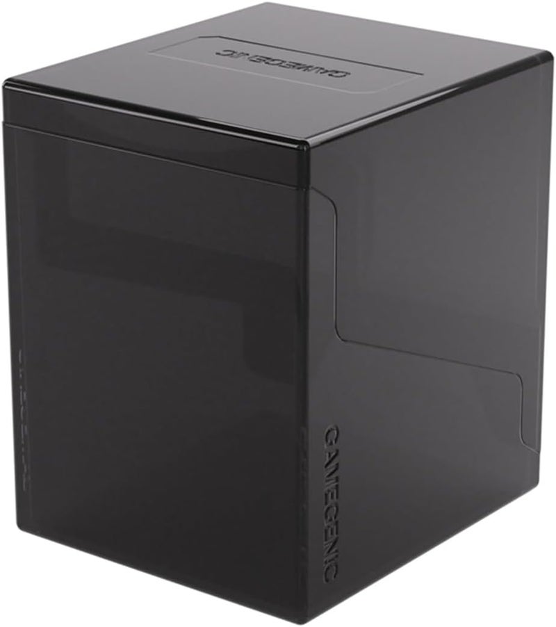 Gamegenic Bastion 100+ XL Deck Box - Compact, Secure, and Perfectly Organized for Your Trading Cards! Safely Protects 100+ Double-Sleeved Cards, Black Color, Made - Image 1